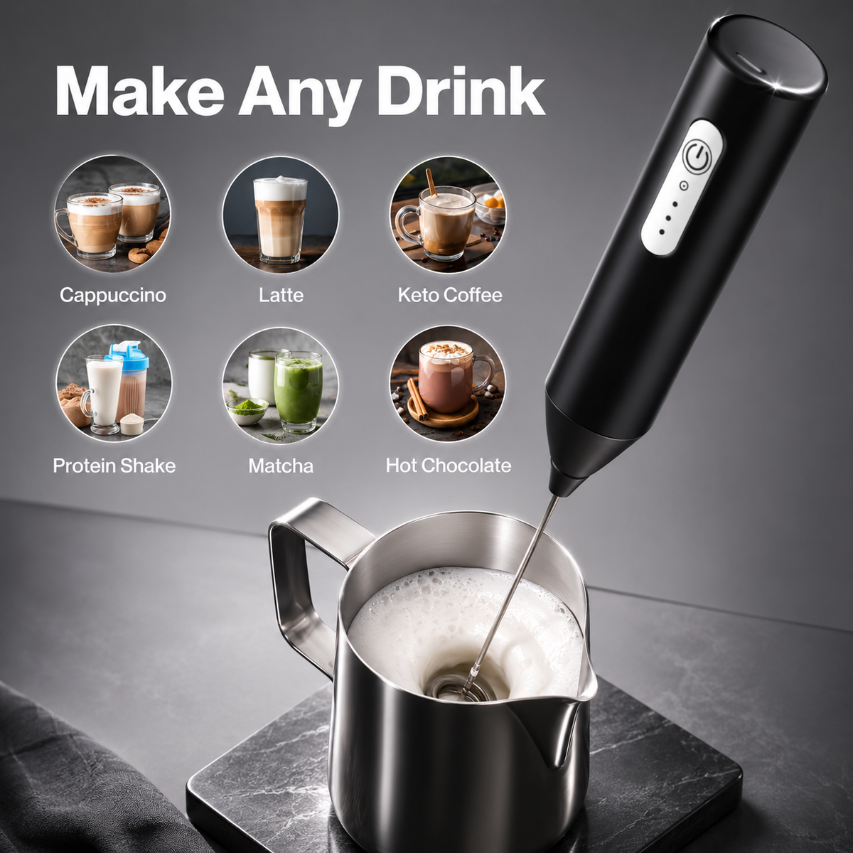 Sollvique electric coffie beater