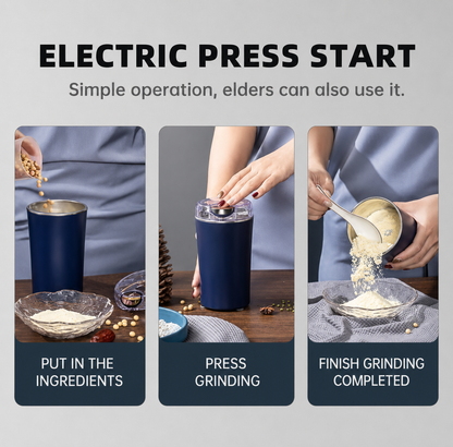 Sollvique mini electric coffee grinder